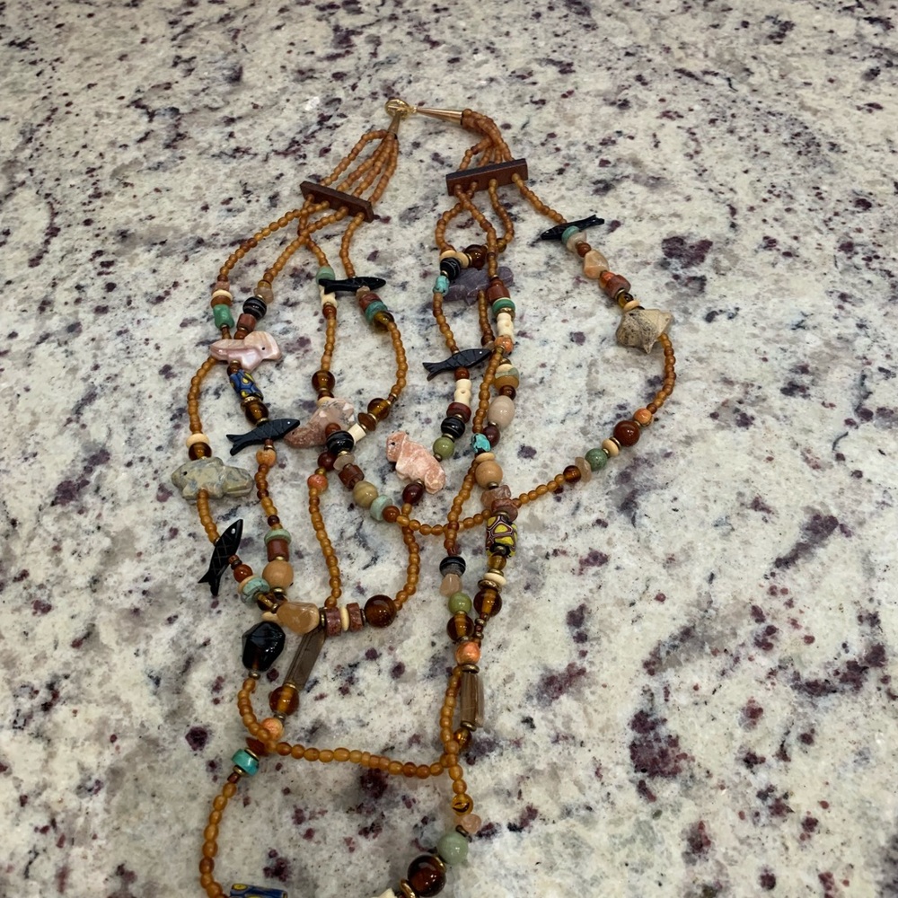 Multi strand necklace